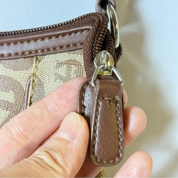 Etienne Aigner 90’s Women Brown Tan Shoulder Bag Leather Small Casual Party Chic - Picture 5 of 16